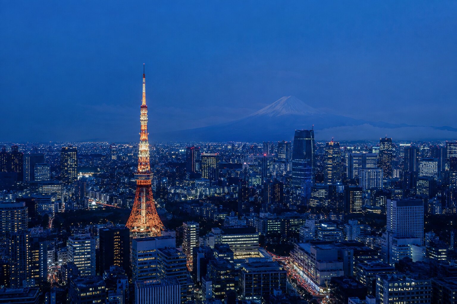 Tokio y Monte Fuji